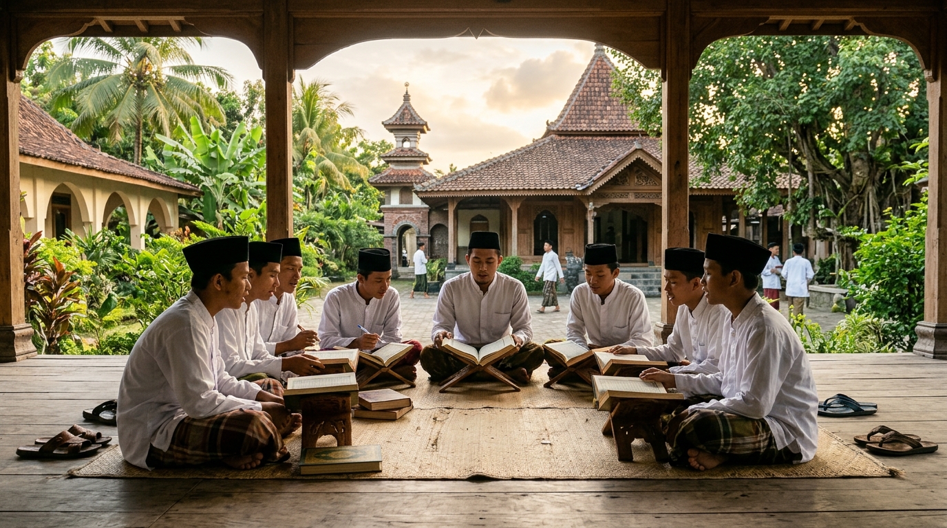 Dokumentasi santri di lingkungan pesantren